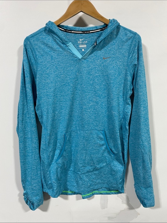 Nike Other - Nike Teal Heather Hooded Dri-FIT Pullover
